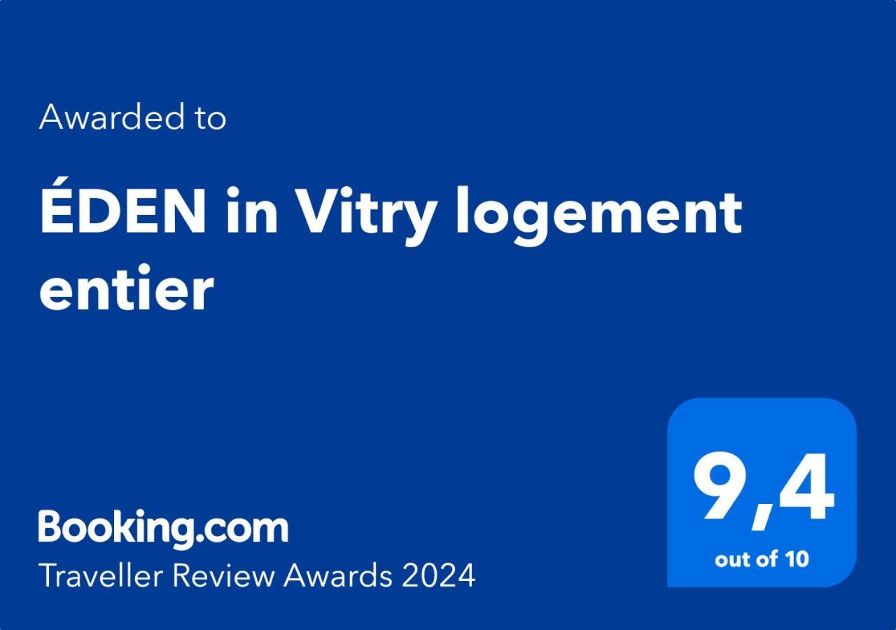 Eden In Vitry Logement Entier エクステリア 写真